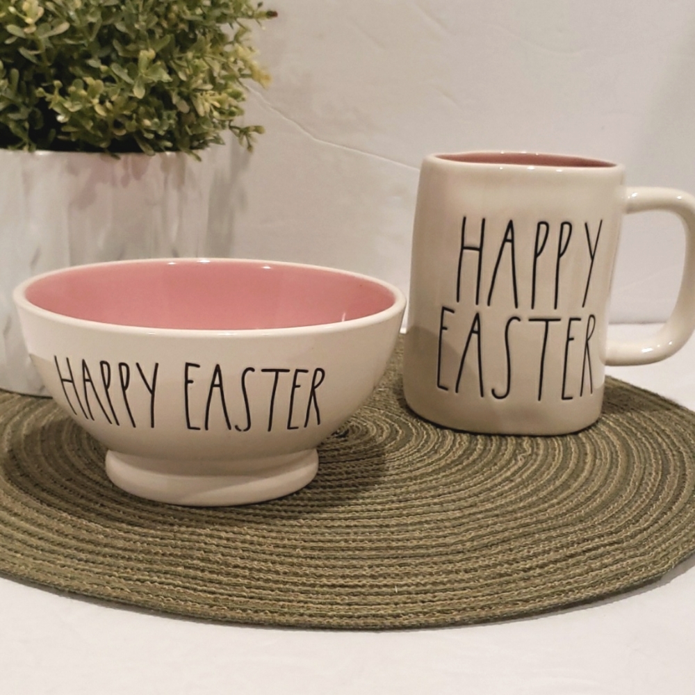 Rae Dunn Easter Bowl & Mug